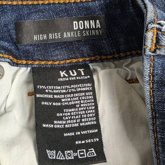 KUT from the Kloth Donna High Rise Ankle Skinny 2 - Picture 11 of 14